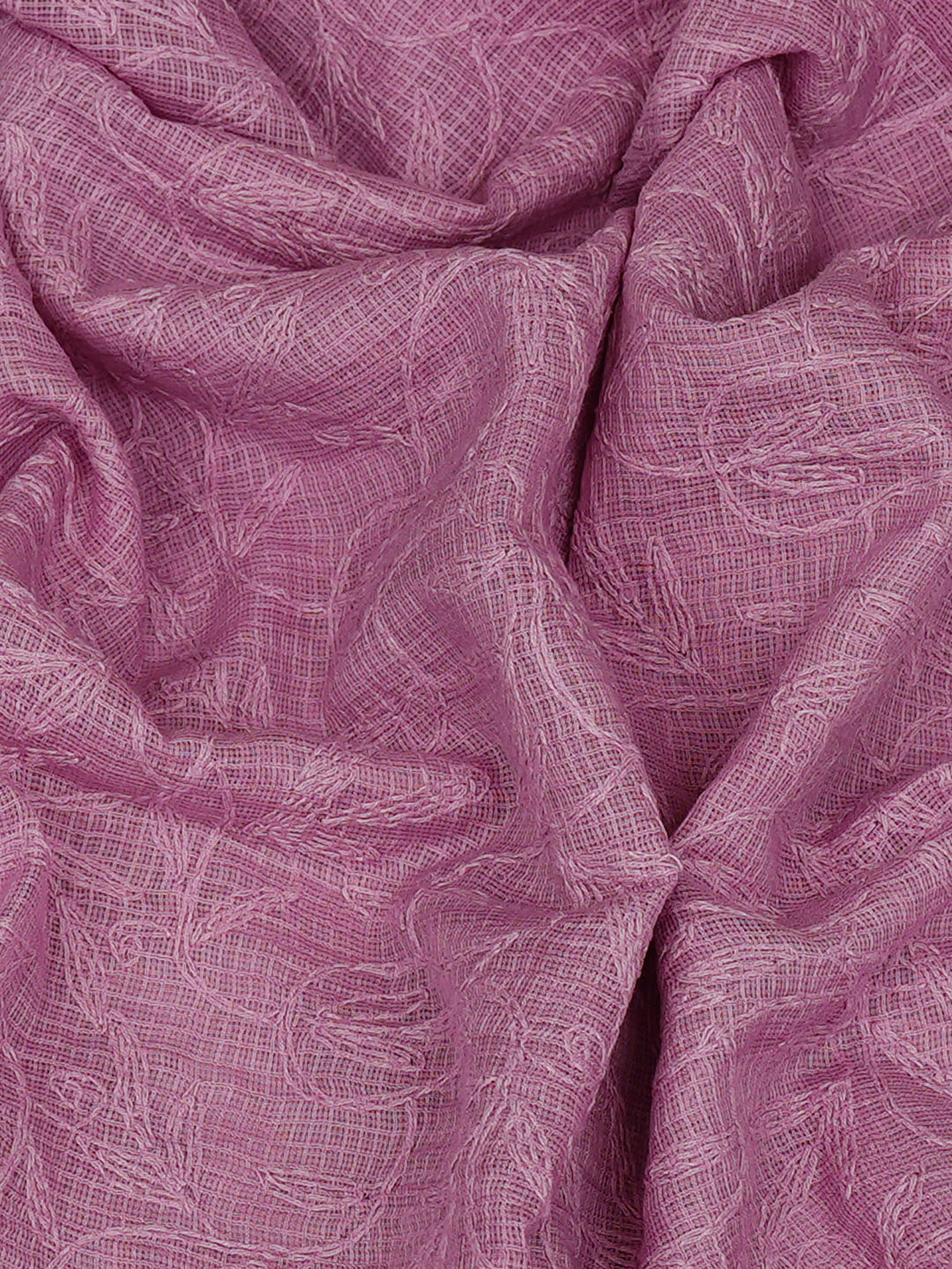 Ada Hand Embroidered Lavender Kota Lucknowi Chikankari Dupatta 01A999433_4