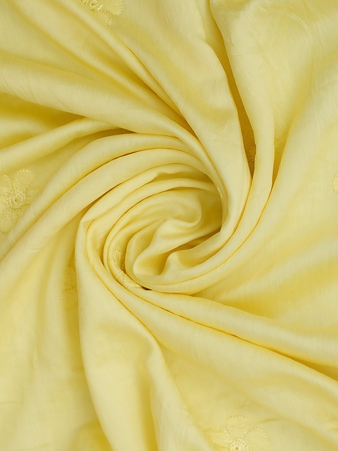 Stylish Ada Lemon Chanderi Lucknowi Chikankari Suit Set