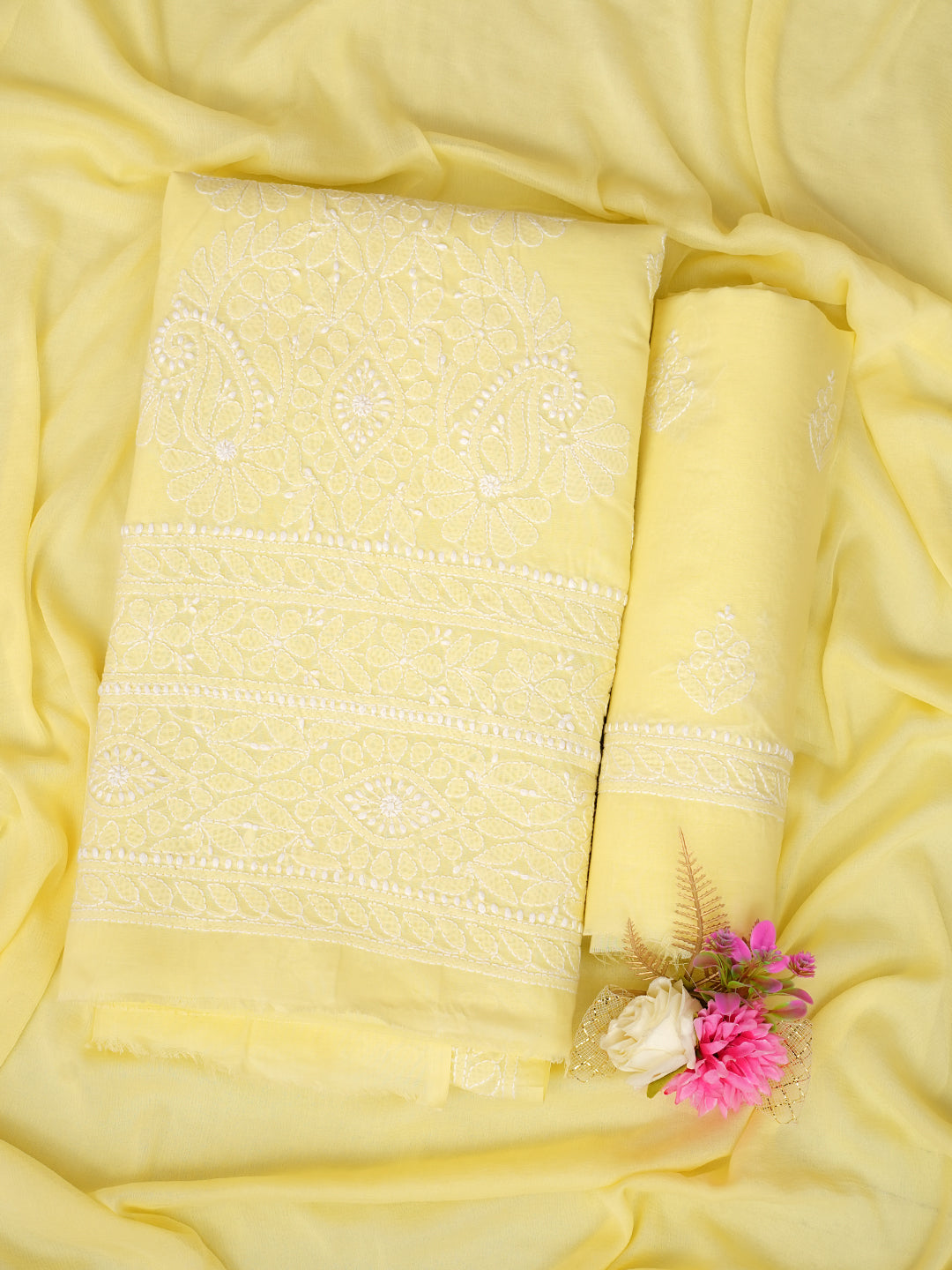 Ada Lemon Cotton Unstitched Suit set_1 