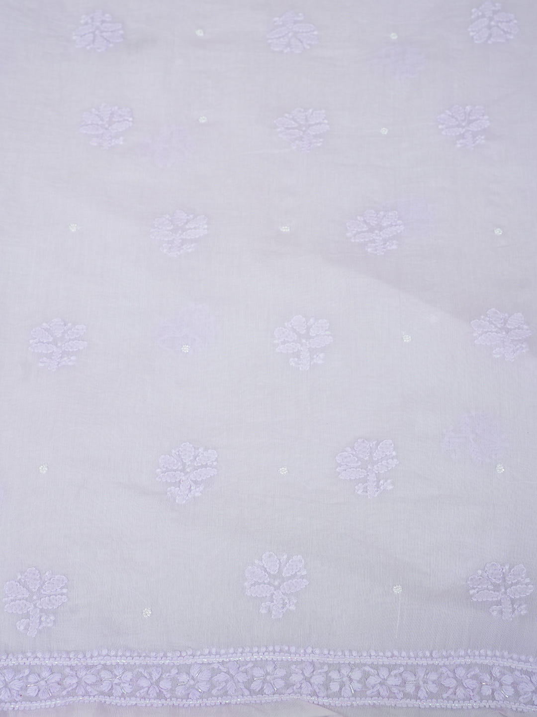 Ada Hand Embroidered Light Mauve Chanderi Lucknowi Chikankari Unstitched Suit Piece With Pearl Work 01A1025694_5