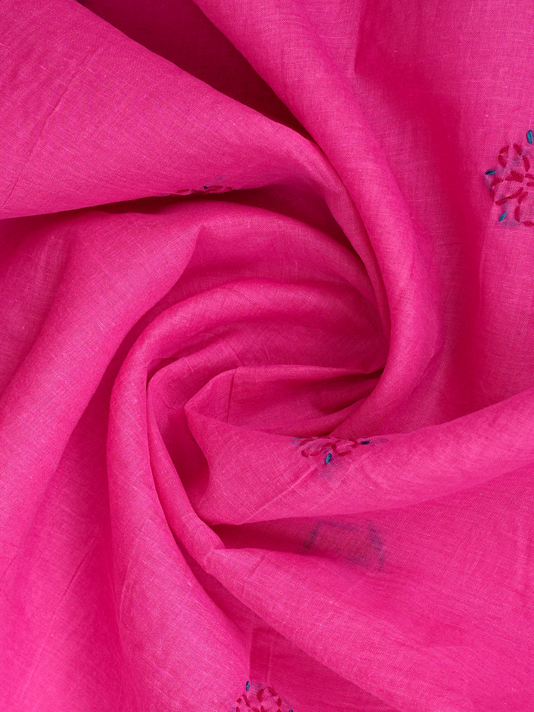 Ada Hand Embroidered Magenta Cotton Lucknowi Chikankari Unstitched Suit Piece 01A916016_8