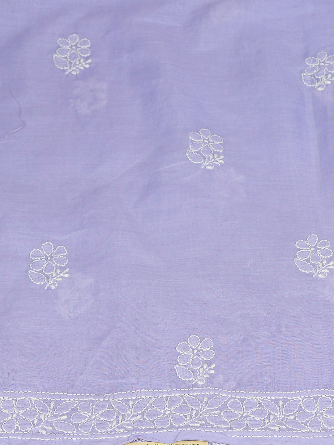 Ada Hand Embroidered Mauve Cotton Lucknowi Chikankari Unstitched Kurta 01A992001