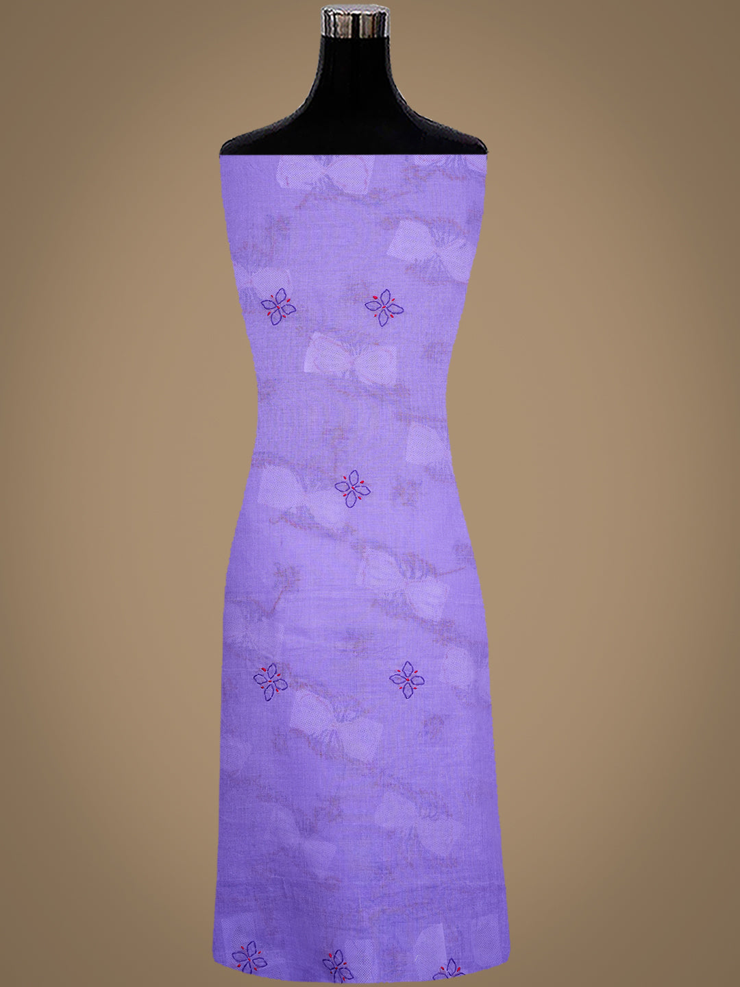 Ada Hand Embroidered Mauve Cotton Lucknowi Chikankari Unstitched Suit Piece 01A916000_2