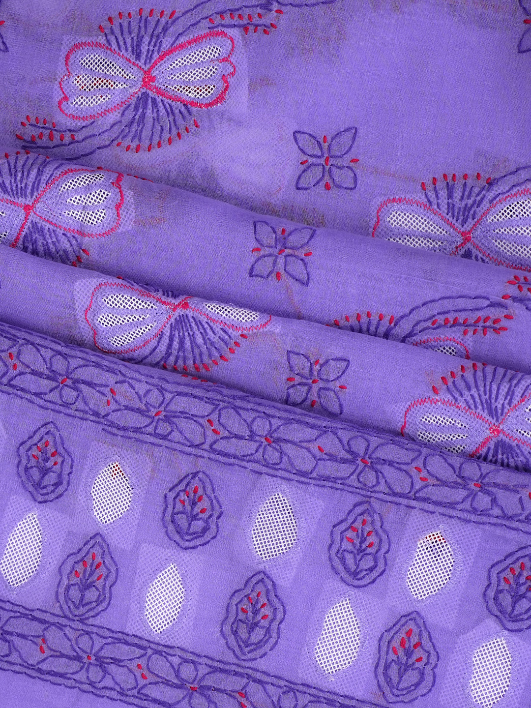 Ada Hand Embroidered Mauve Cotton Lucknowi Chikankari Unstitched Suit Piece 01A916000_6