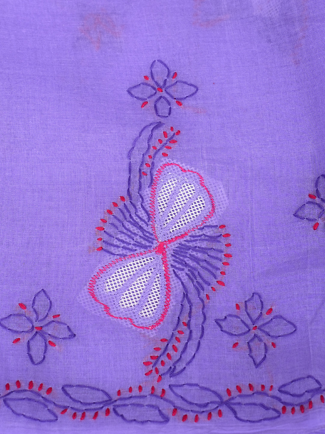 Ada Hand Embroidered Mauve Cotton Lucknowi Chikankari Unstitched Suit Piece 01A916000_7