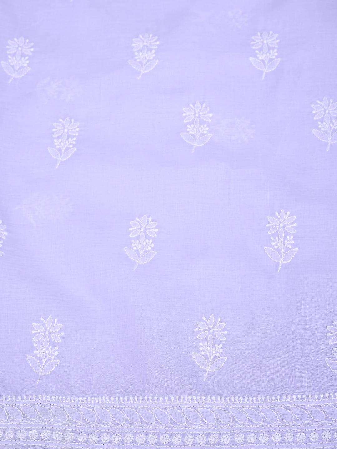 Ada Hand Embroidered Mauve Cotton Lucknowi Chikankari Unstitched Suit Piece 01A977447