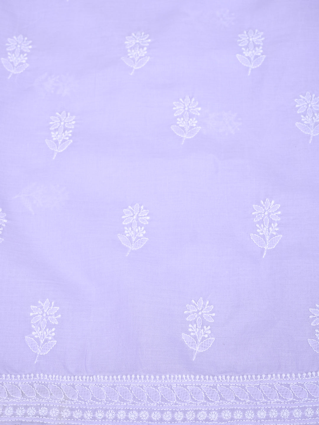 Ada Hand Embroidered Mauve Cotton Lucknowi Chikankari Unstitched Suit Piece 01A977447