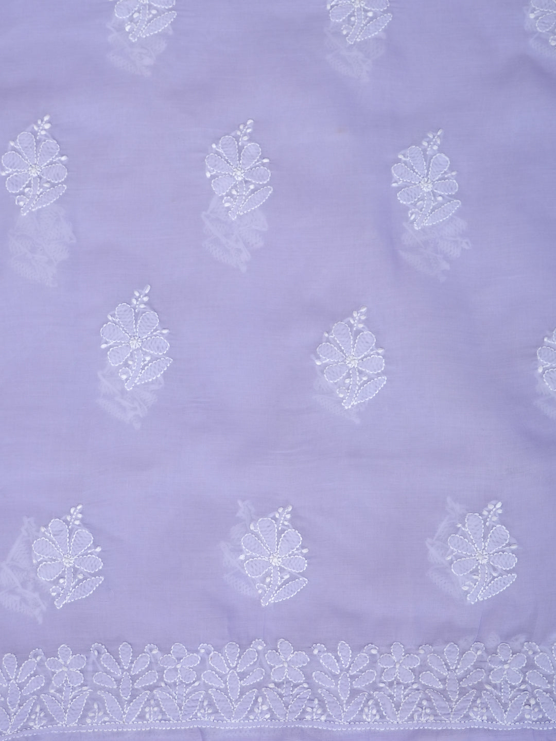 Ada Hand Embroidered Mauve Cotton Lucknowi Chikankari Unstitched Suit Piece 01A977531