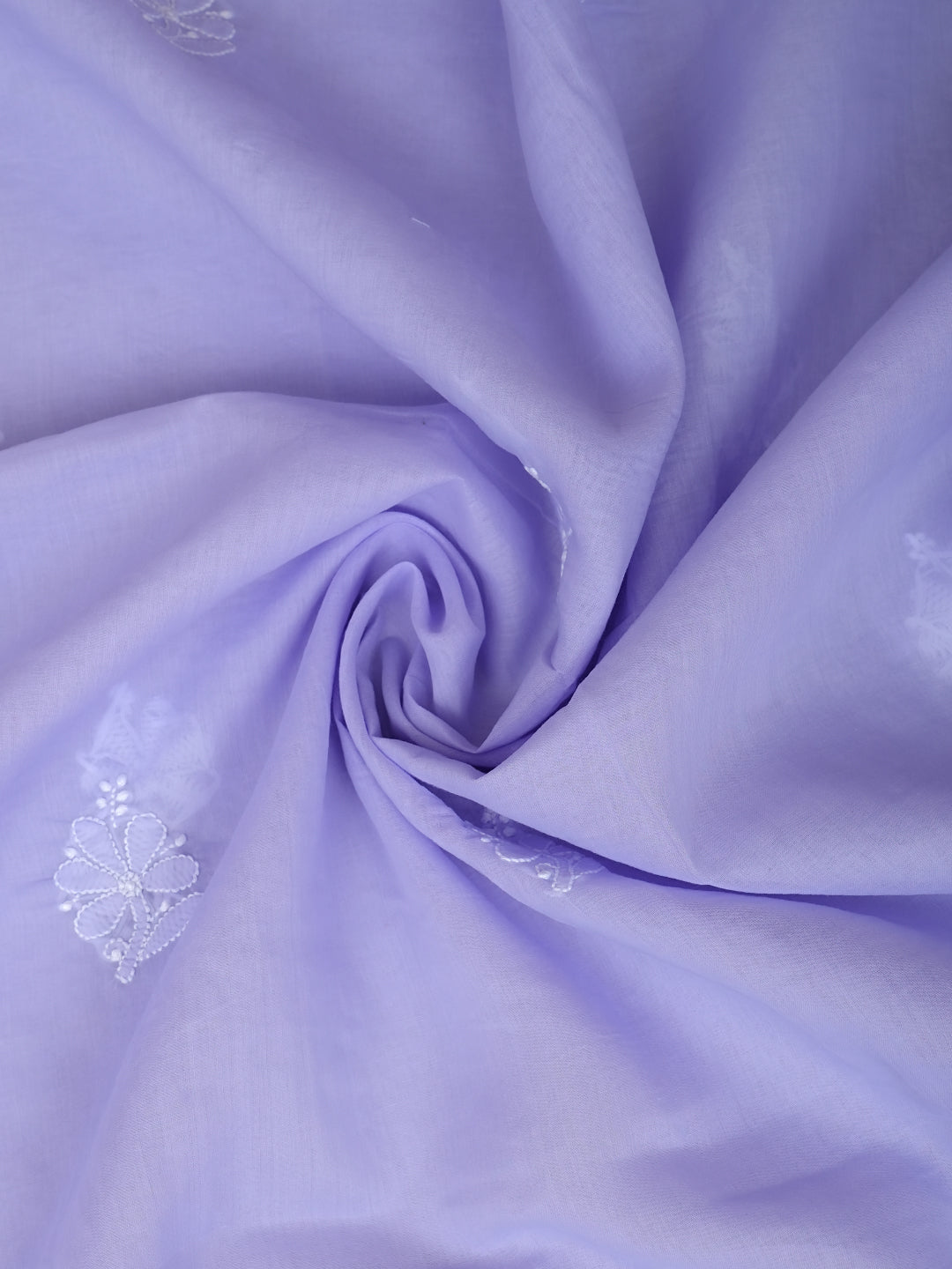 Ada Hand Embroidered Mauve Cotton Lucknowi Chikankari Unstitched Suit Piece 01A977531