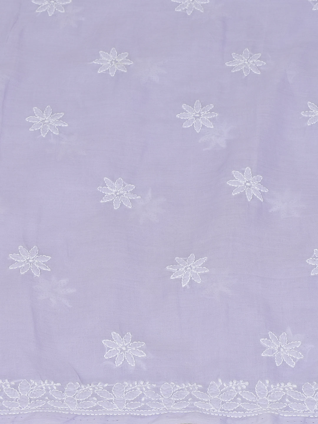 Ada Hand Embroidered Mauve Cotton Lucknowi Chikankari Unstitched Suit Piece 01A981704