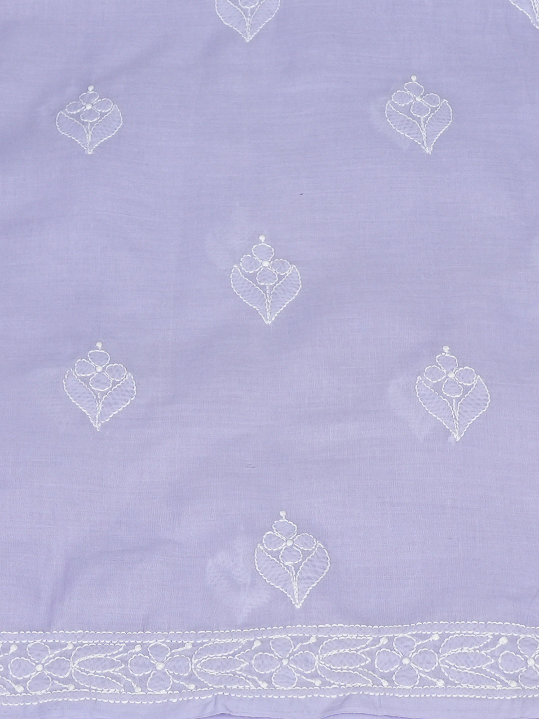 Ada Hand Embroidered Mauve Cotton lucknowi Chikankari Unstitched Kurta 01A1010436 3
