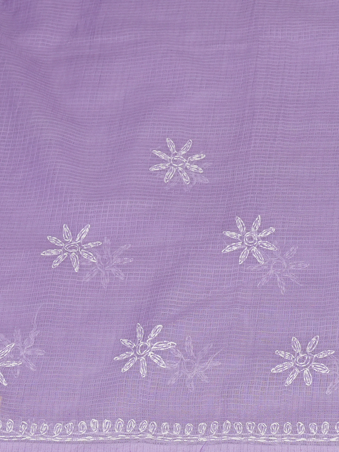 Ada Hand Embroidered Mauve Kota Lucknowi Chikankari Unstitched Kurta Piece 01A1004064