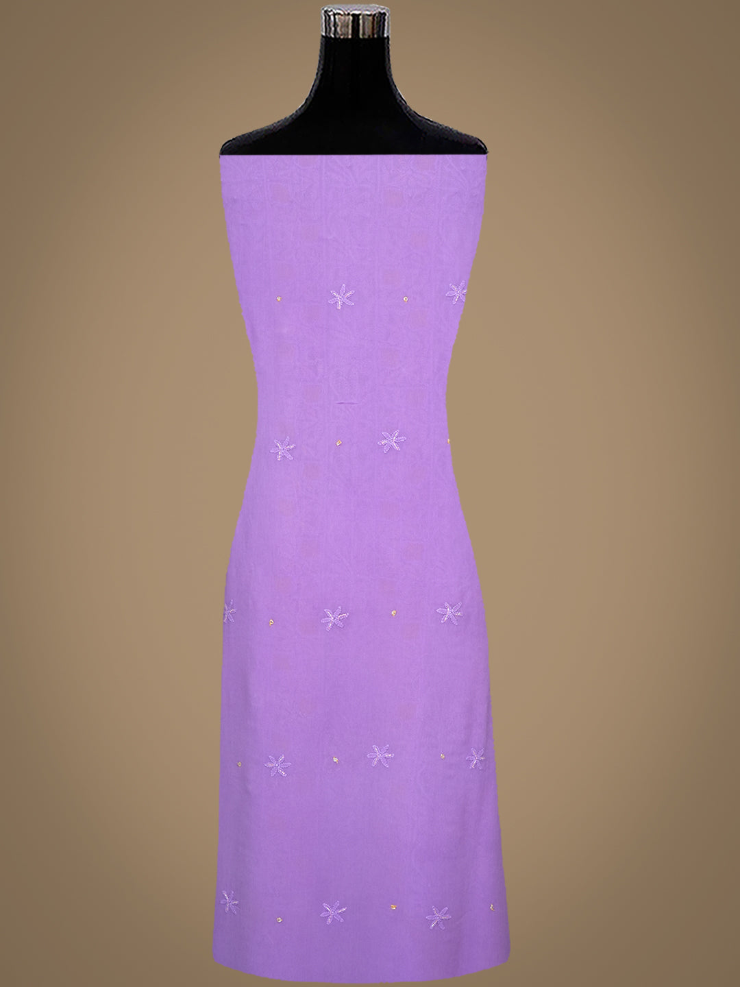 Ada Hand Embroidered Mauve Viscose Georgette Lucknowi Chikankari Unstitched Kurta Dupatta Set With Cutdana Work 01A948011