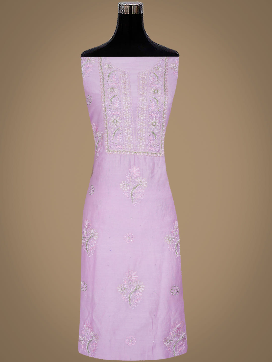 Ada Mauve Chanderi Unstitched Kurta Dupatta Set_3