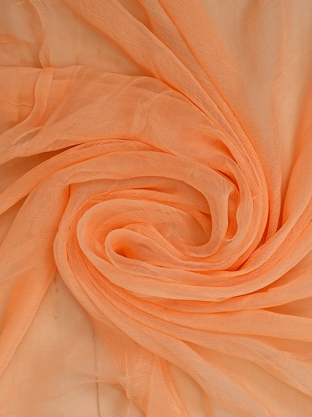 Ada Hand Embroidered Peach Cotton Lucknowi Chikankari Unstitched Suit Piece 01A981451