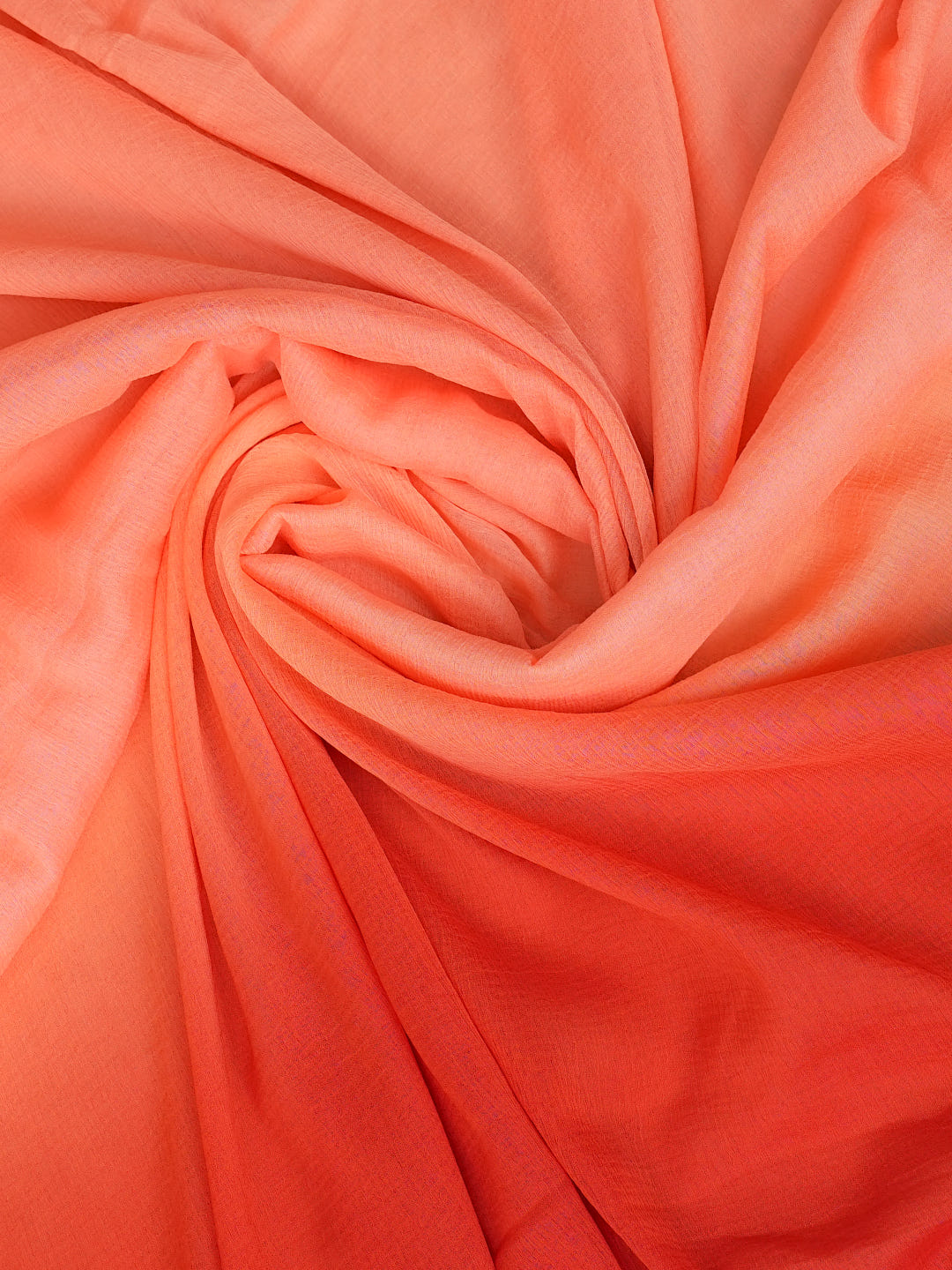Ada Hand Embroidered Peach Cotton Lucknowi Chikankari Unstitched Suit Piece With Chiffon Dupatta 01A1025760_8