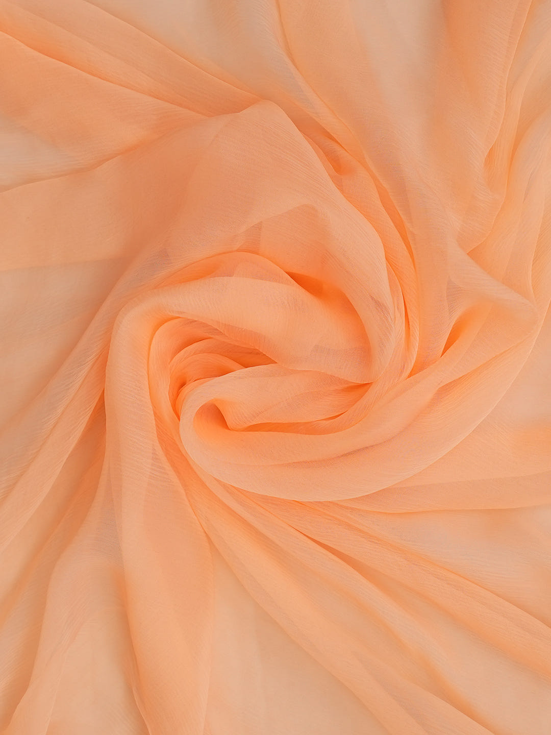 Ada Hand Embroidered Peach Cotton Lucknowi Chikankari Unstitched Suit Piece With Chiffon Dupatta 01A869322_7