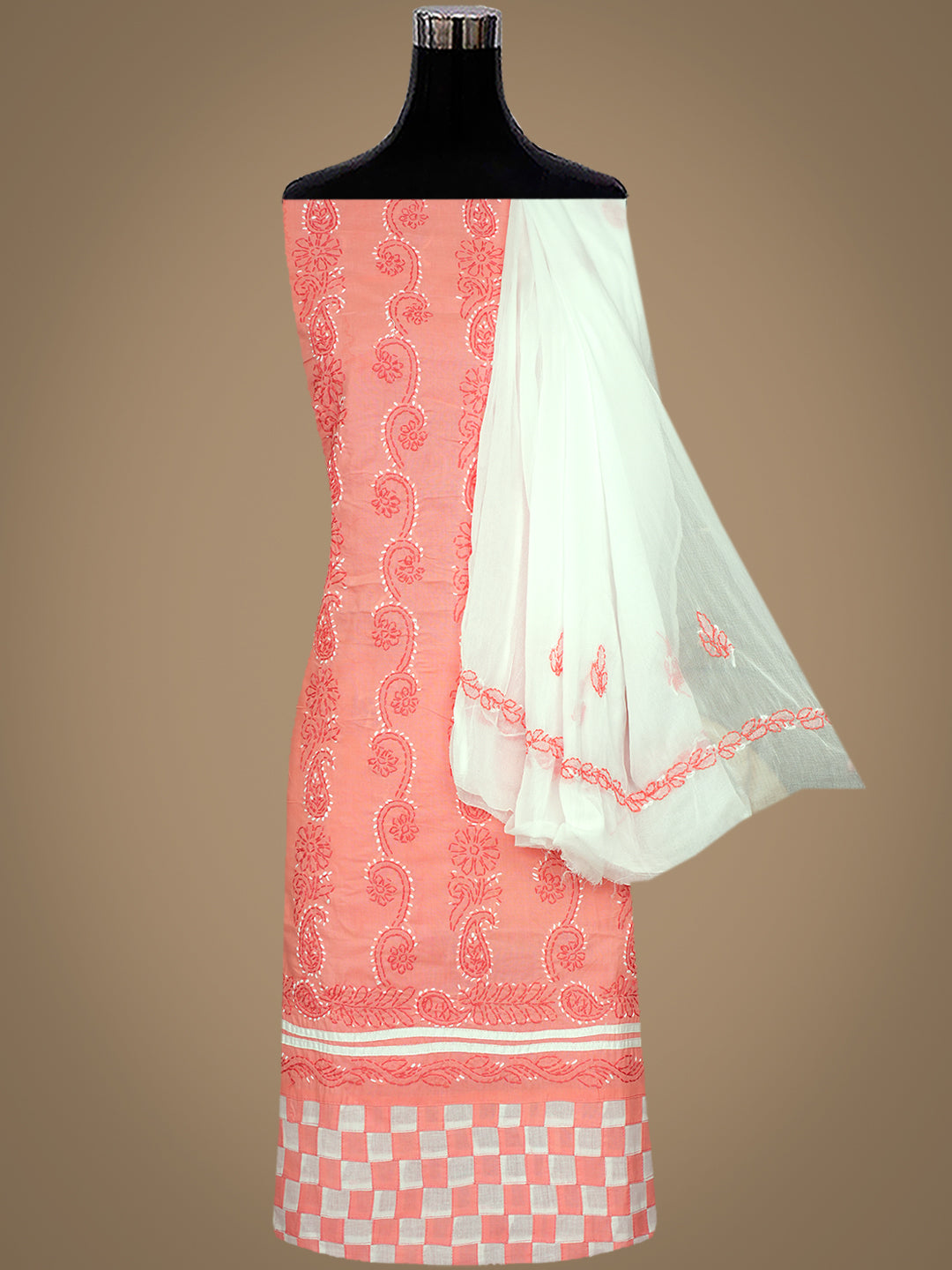 AdaHandEmbroideredPeachCottonLucknowiChikankariUnstitchedSuitPieceWithChiffonDupatta01A905662_3
