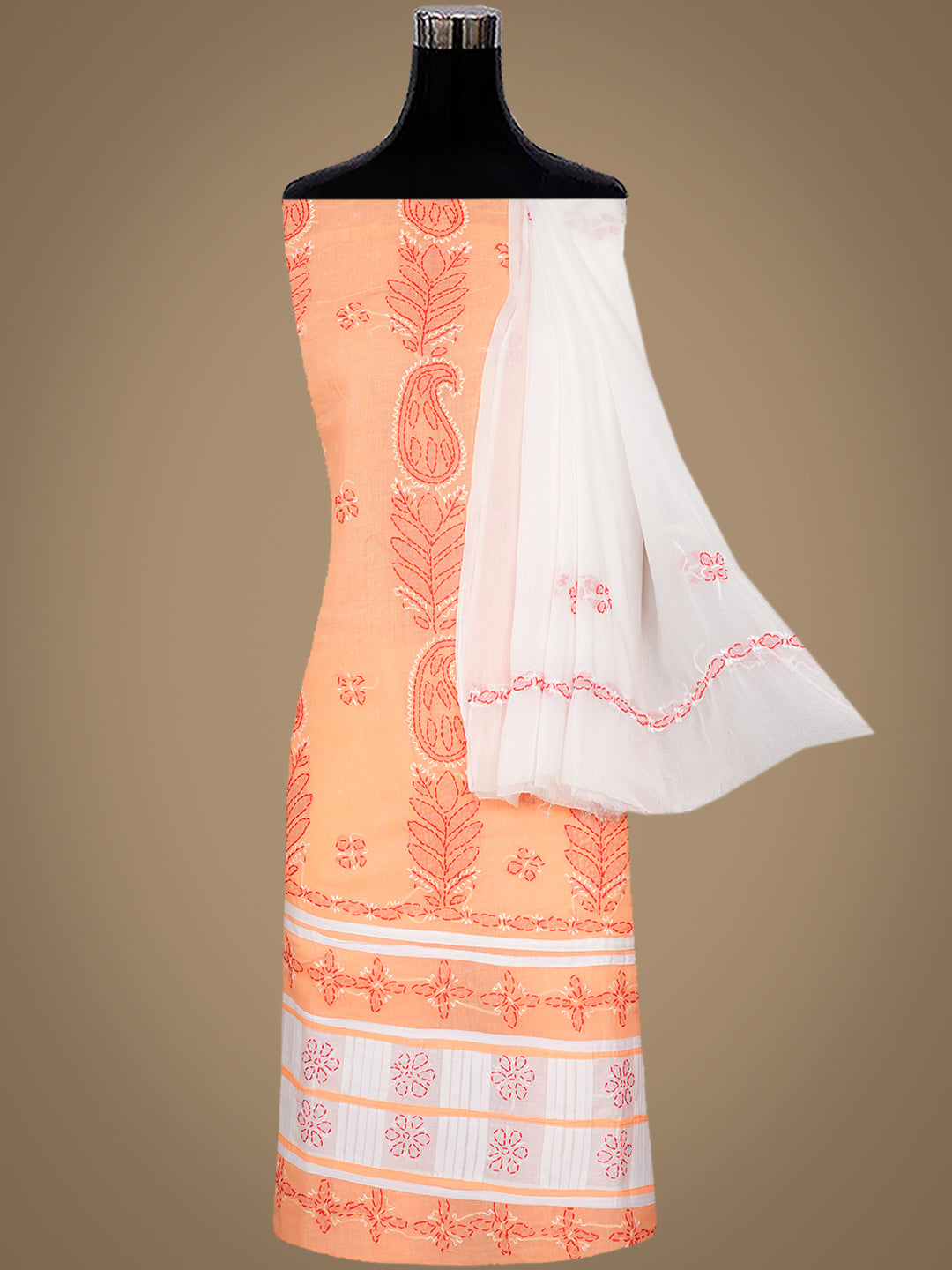 AdaHandEmbroideredPeachCottonLucknowiChikankariUnstitchedSuitPieceWithChiffonDupatta01A947682_2
