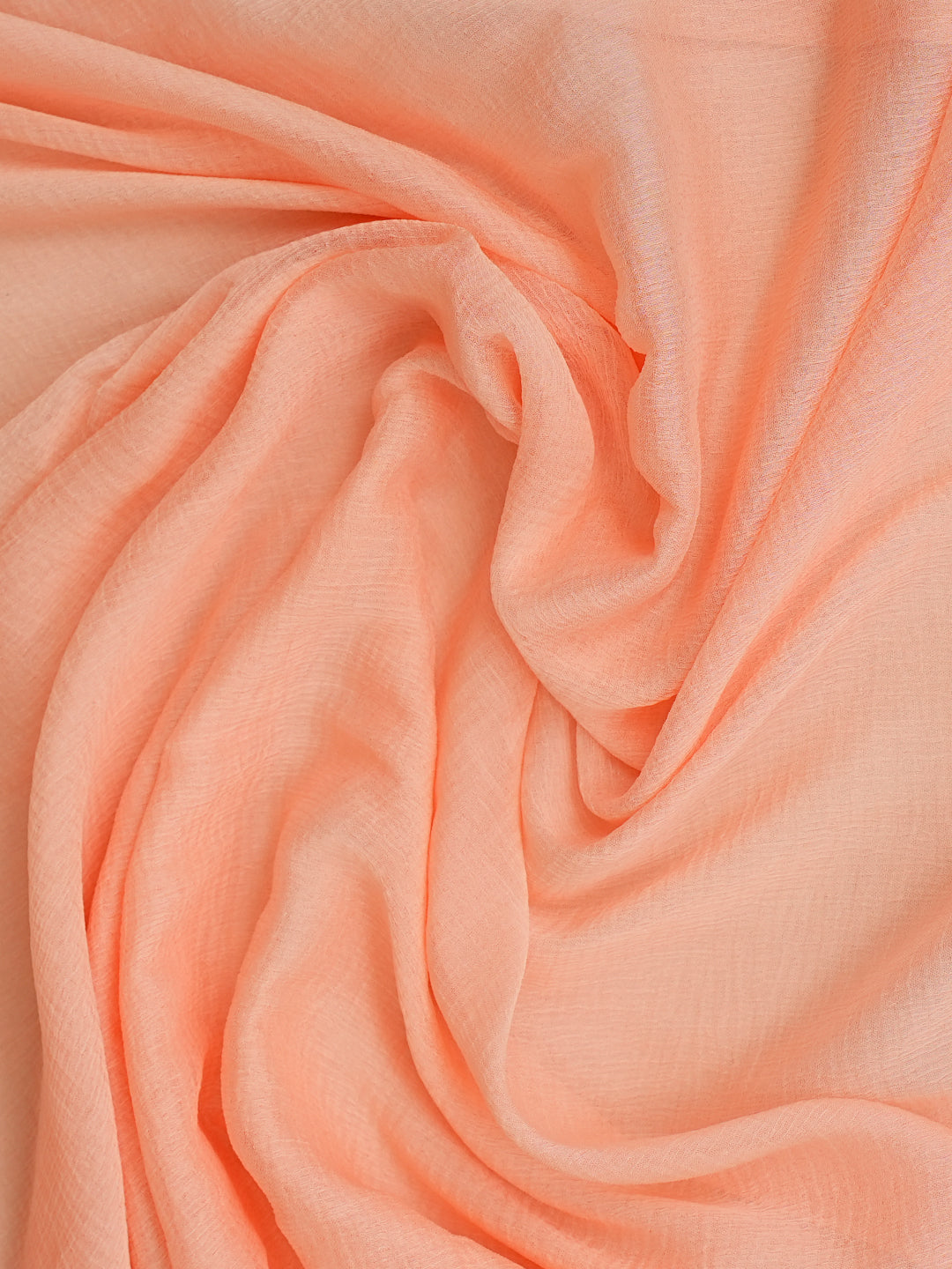 Ada Hand Embroidered Peach Cotton Lucknowi Chikankari Unstitched Suit Set With Chiffon Dupatta 01A992675