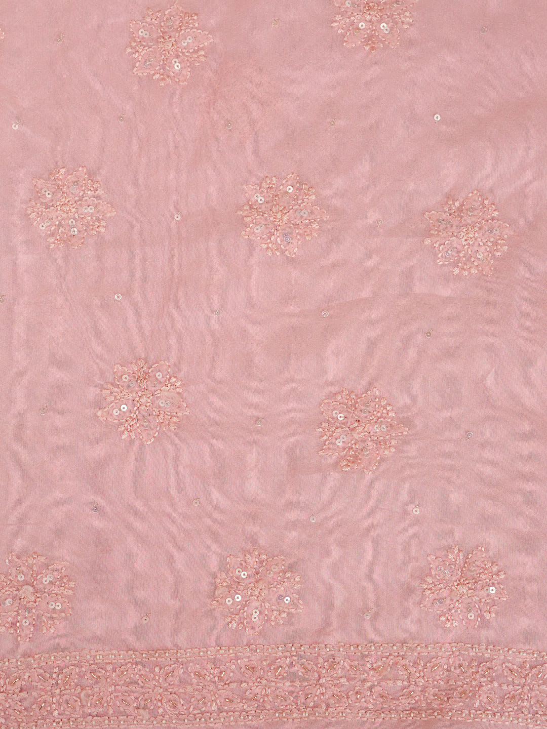 Ada Hand Embroidered Pink Chanderi Lucknowi Chikankari Unstitched Suit Piece With Cutdana Work 01A406030_6