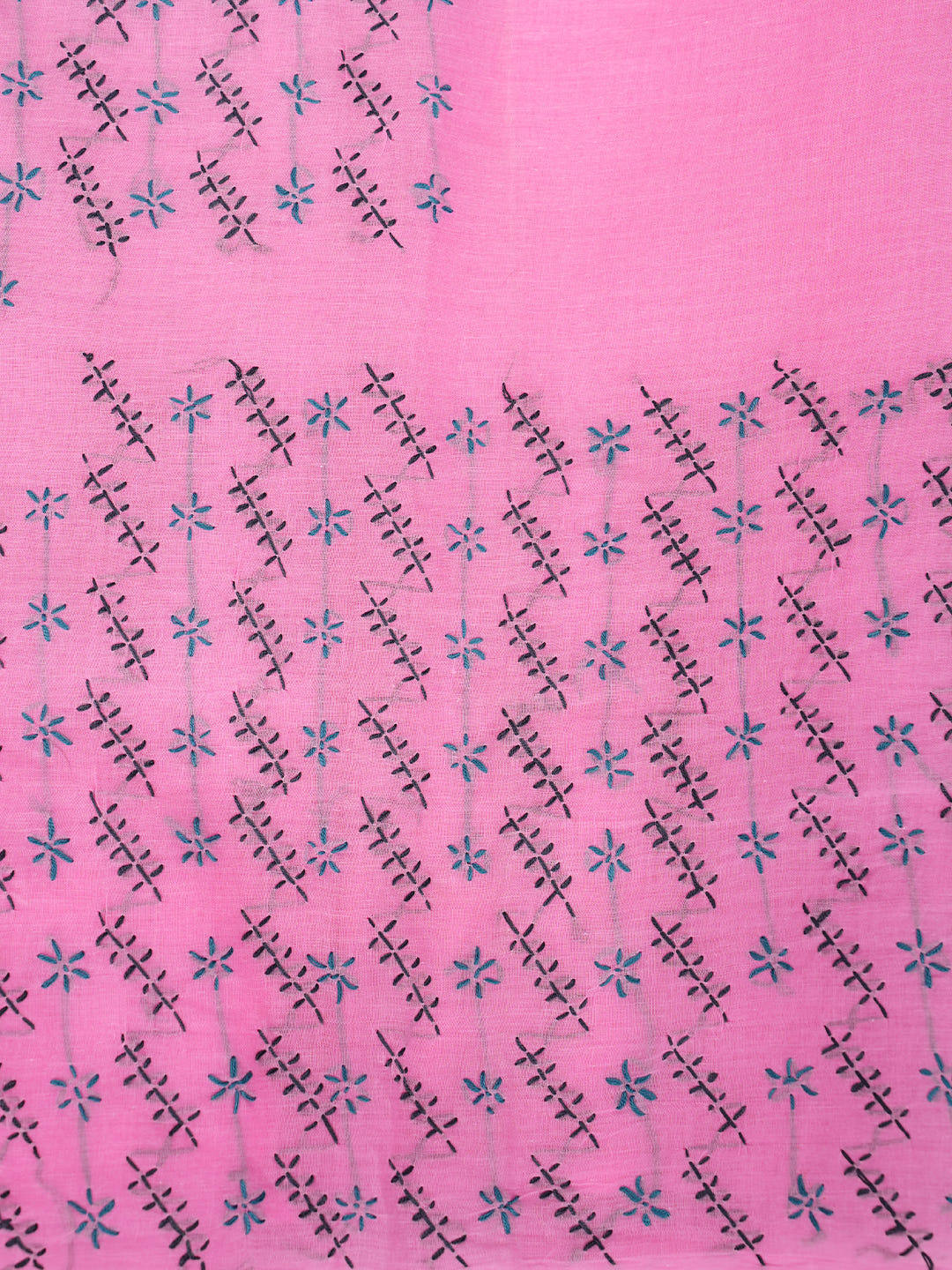 Ada Hand Embroidered Pink Cotton Lucknowi Chikankari Unstitched Suit Piece 01A947738_6