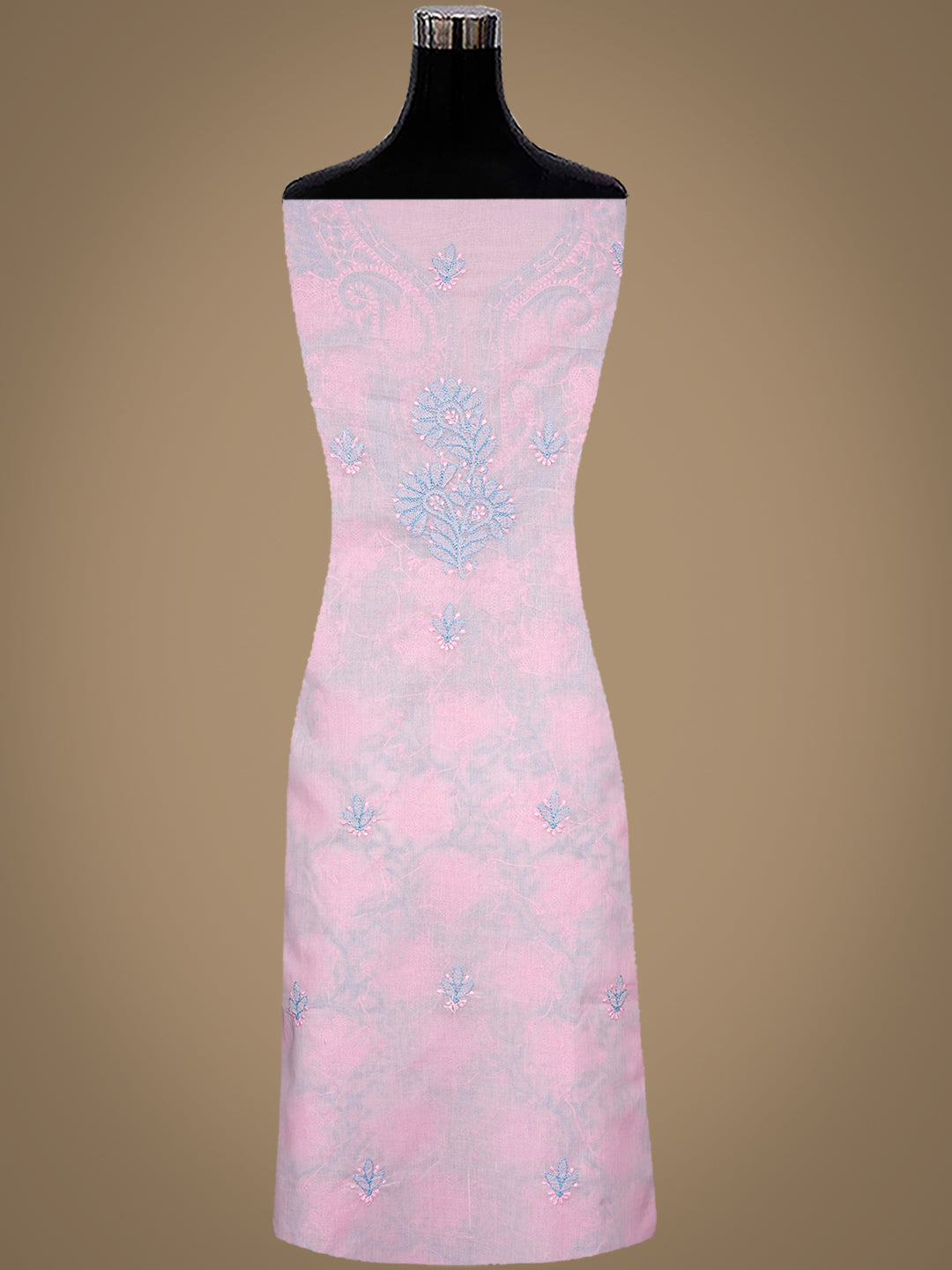 Ada Pink Cotton Unstitched Set Suit_4
