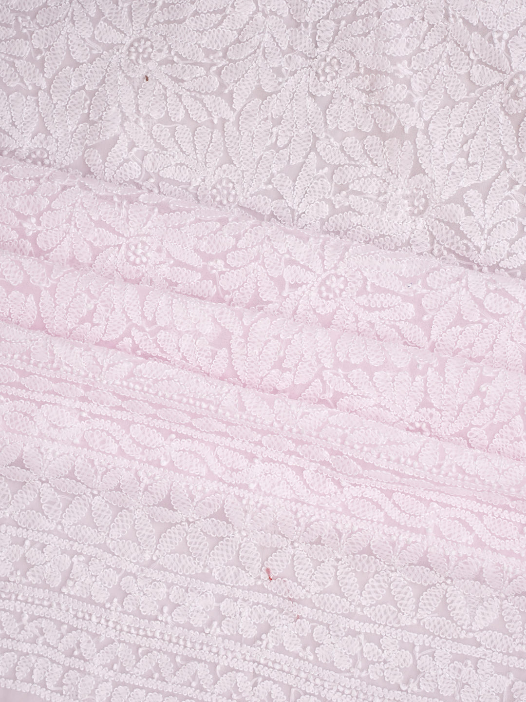 Ada Hand Embroidered Pink Georgette Lucknowi Chikankari Unstitched Suit Piece 01A1019135_3