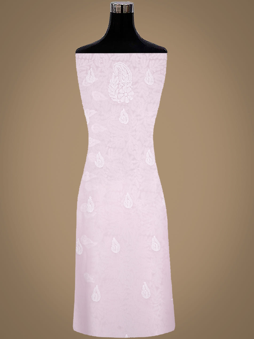 Ada Hand Embroidered Pink Georgette Lucknowi Chikankari Unstitched Suit Piece 01A1019135_6