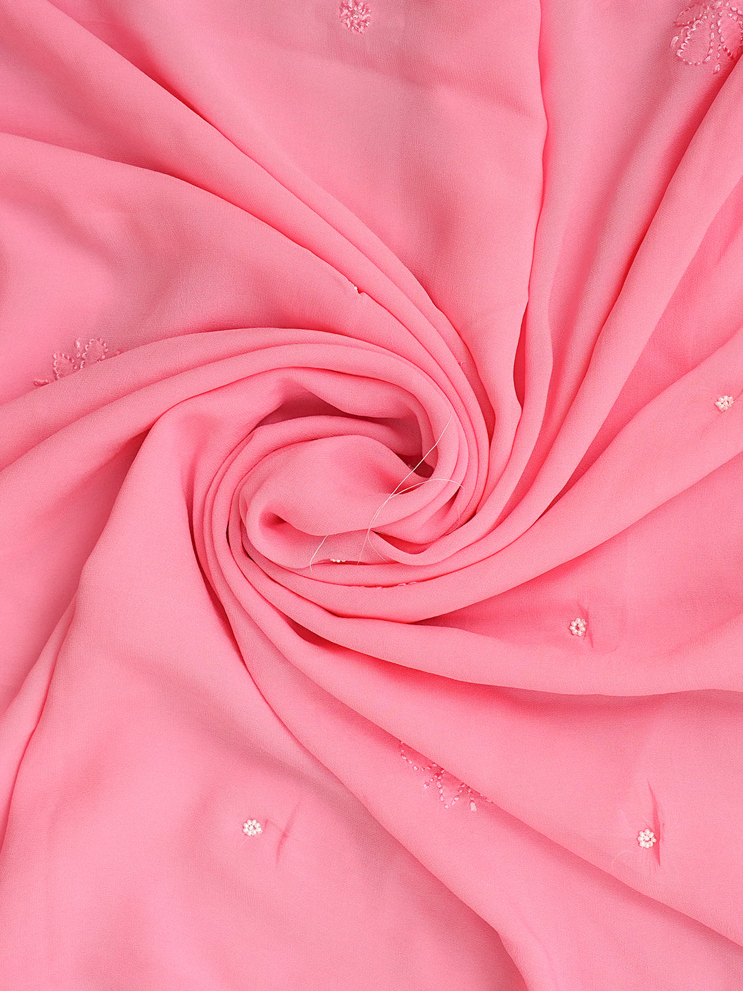 Ada Pink Chikankari Unstitched Kurta Set