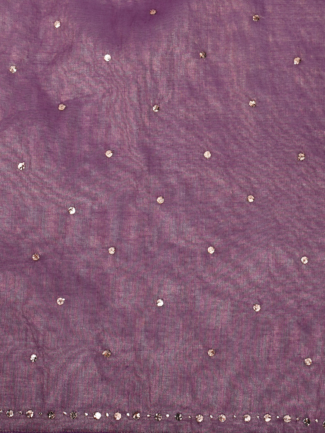 Ada Hand Embroidered Purple Tissue Semi-Stitched A-line Kurta Dupatta Set With Muqaish/Mukaish Work 01A970299