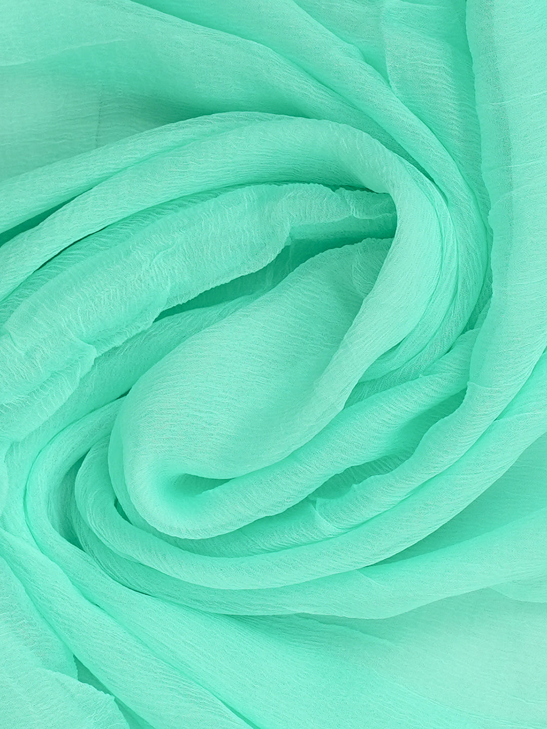 Ada Hand Embroidered Sea Green Cotton Lucknowi Chikankari Unstitched Suit Piece With Chiffon Dupatta 01A1010383_3