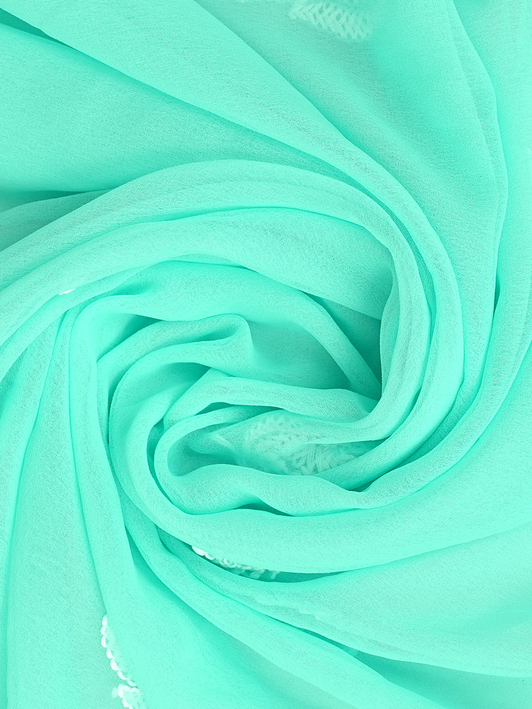 Ada Hand Embroidered Sea Green Georgette Lucknowi Chikankari Unstitched Suit Piece 01A1002687_5