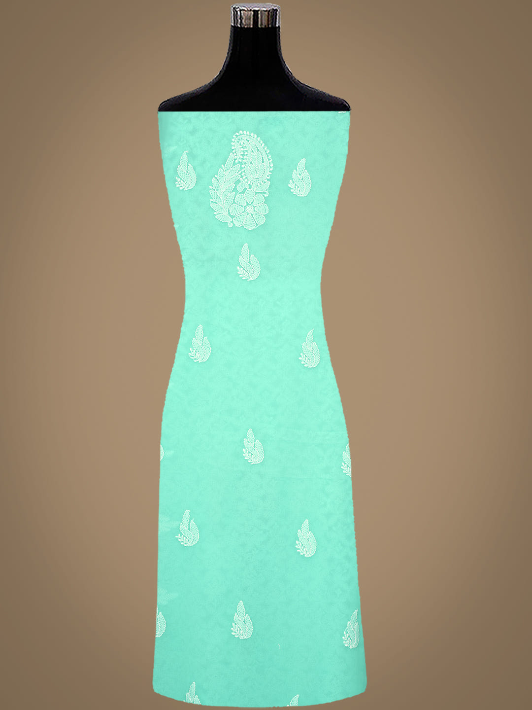 Ada Hand Embroidered Sea Green Georgette Lucknowi Chikankari Unstitched Suit Piece 01A1002687_6