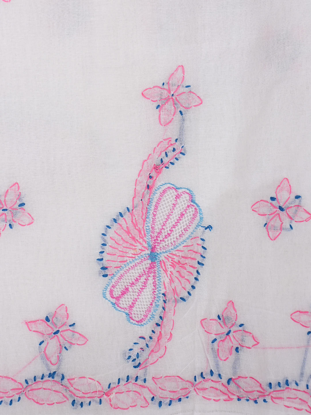 Ada Hand Embroidered White Cotton Lucknowi Chikankari Unstitched Suit Piece 01A935041_6