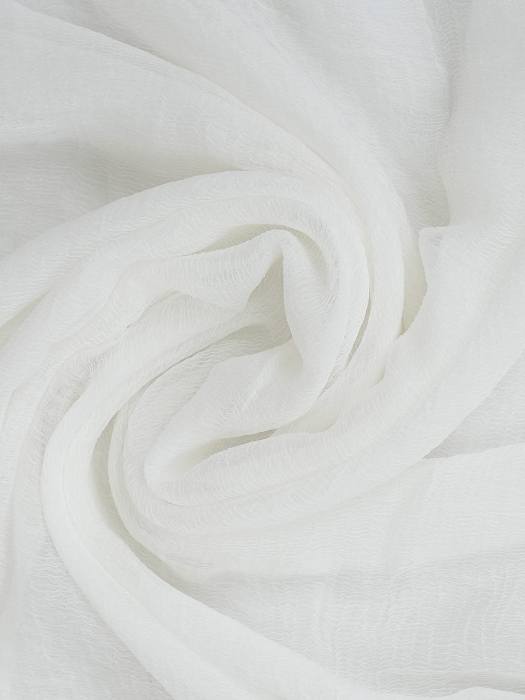 Ada Hand Embroidered White Cotton Lucknowi Chikankari Unstitched Suit Piece With Chiffon Dupatta_8