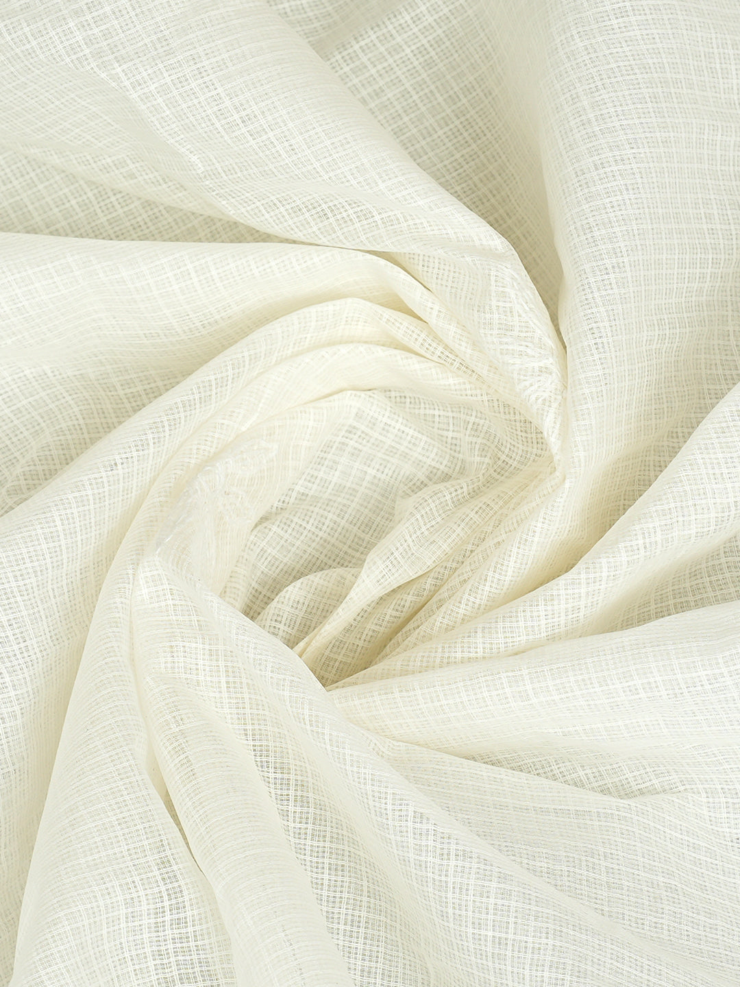 Ada Hand Embroidered White Kota Lucknowi Chikankari Dupatta 01A731051