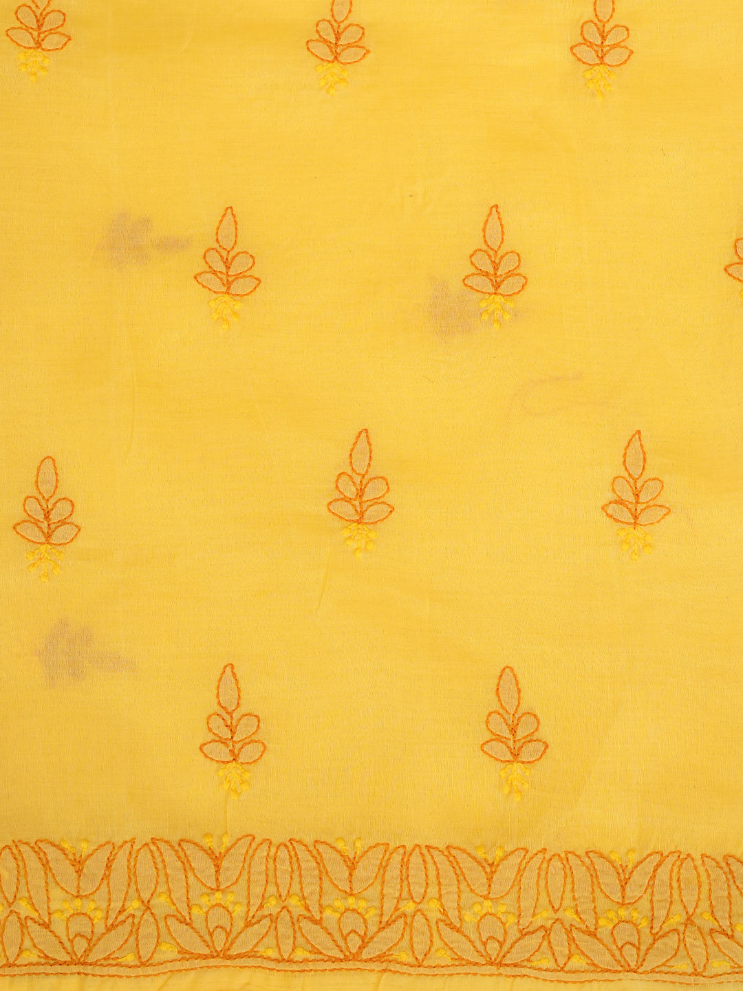 Ada Yellow Cotton Unstitched Suit Set_7