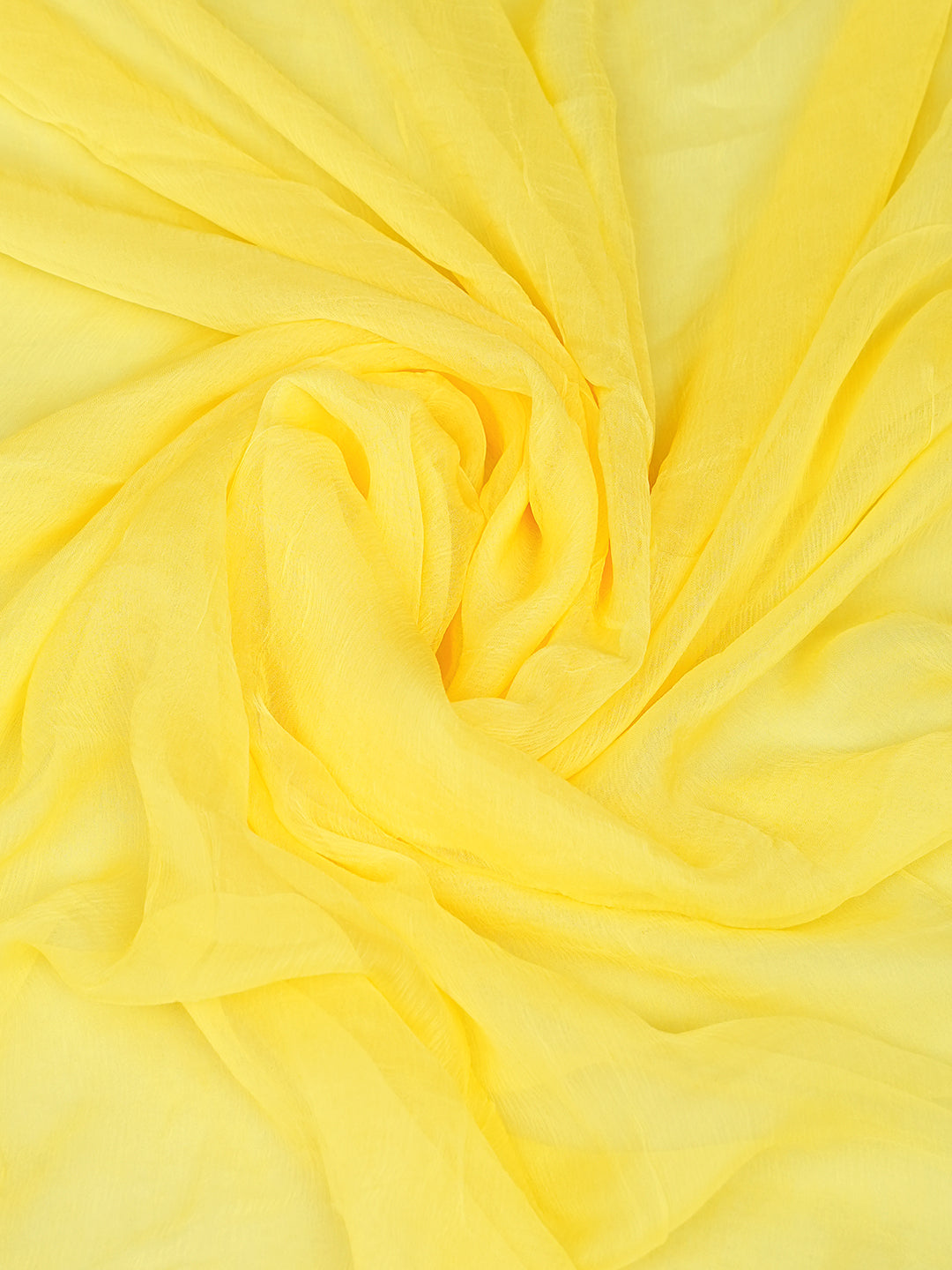 Ada Hand Embroidered Yellow Cotton Lucknowi Chikankari Unstitched Suit Set With Chiffon Dupatta 01A558844