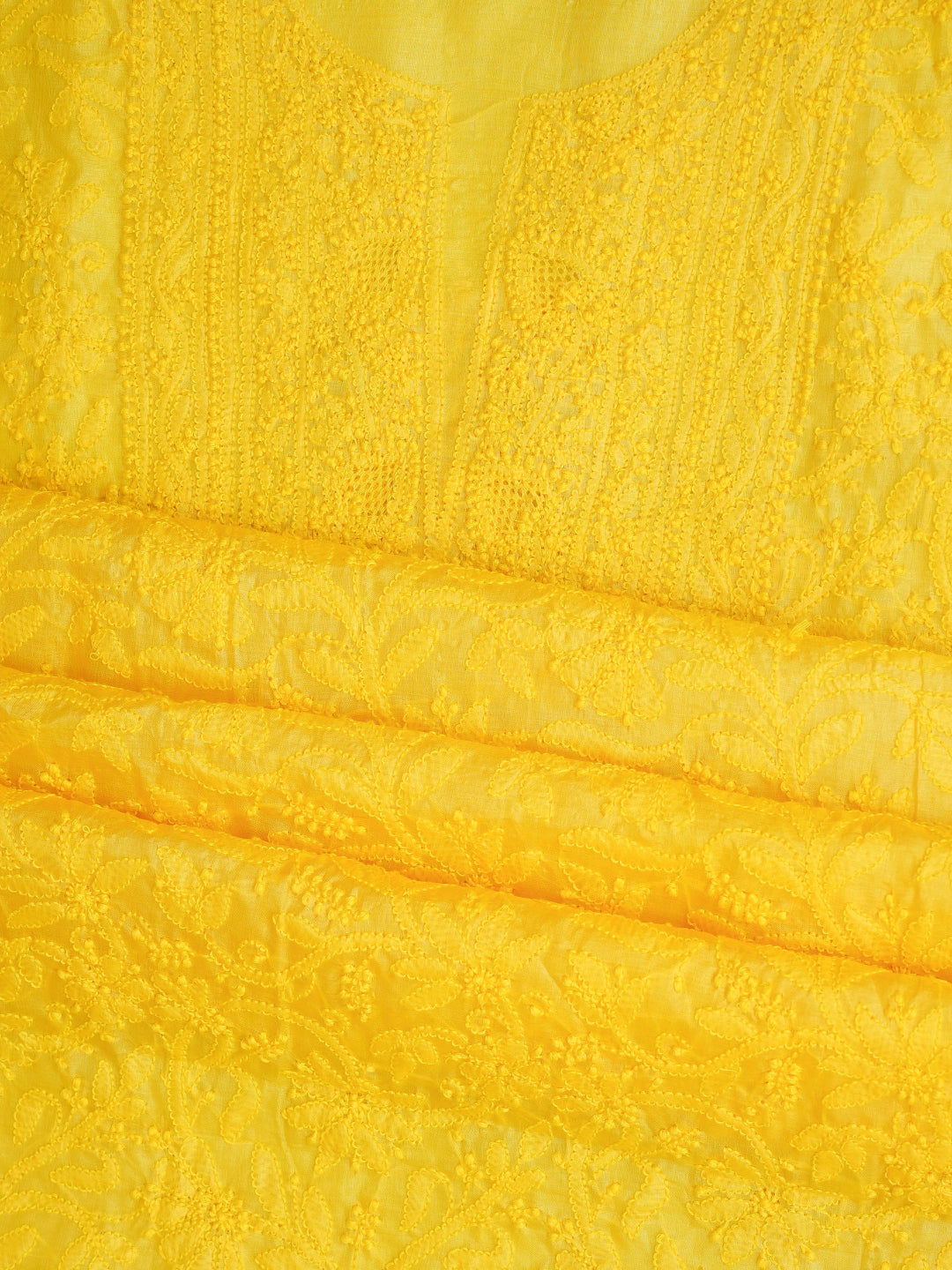 Premium Yellow Silk Suit Piece For Festive And Ethnic Wear