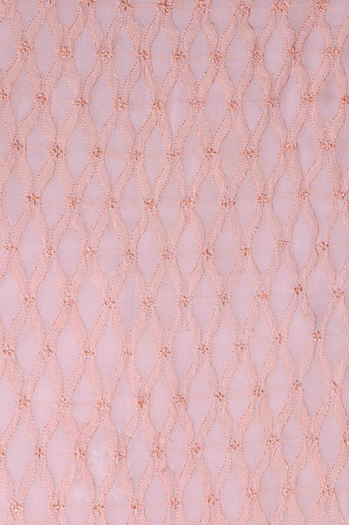 Ada Hand Embroidered Lavender Pure Georgette Lucknowi Chikankari Unstitched Kurta Dupatta Set A460753