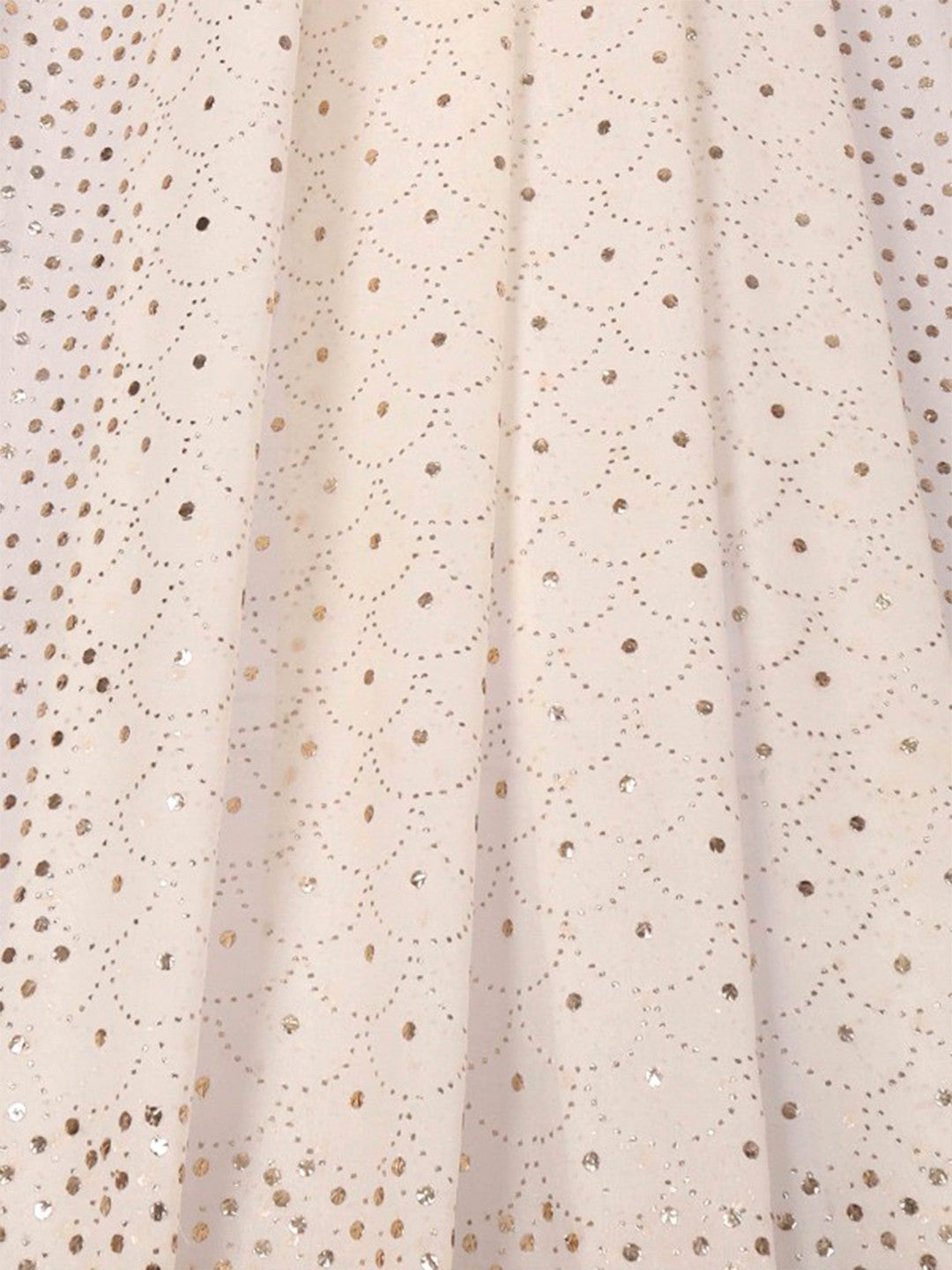 Ada Hand Embroidered White Pure Georgette Lucknowi Chikankari Dupatta with Muqaish Work A585694