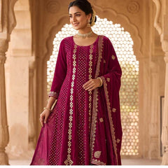 Chikankari Anarkalis