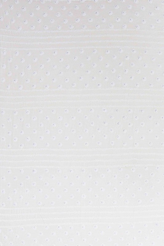 Ada Hand Embroidered White Pure Georgette Lucknow Chikan Saree with Blouse A342798