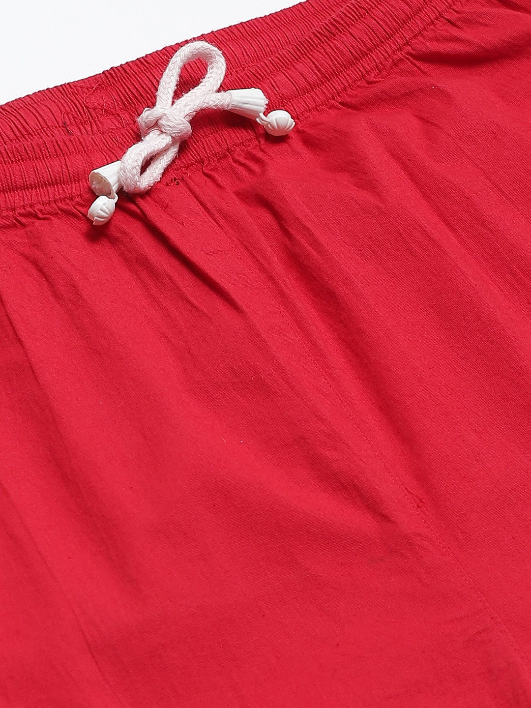 Ada Hand Embroidered Red Cotton Lucknowi Chikankari Churidar A359426