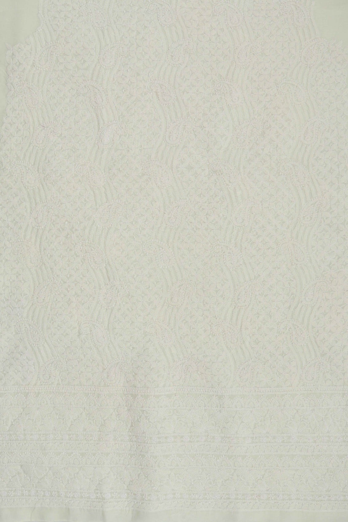 Ada Hand Embroidered Lemon Cotton Lucknowi Chikankari Unstitched Suit Piece 01A170181