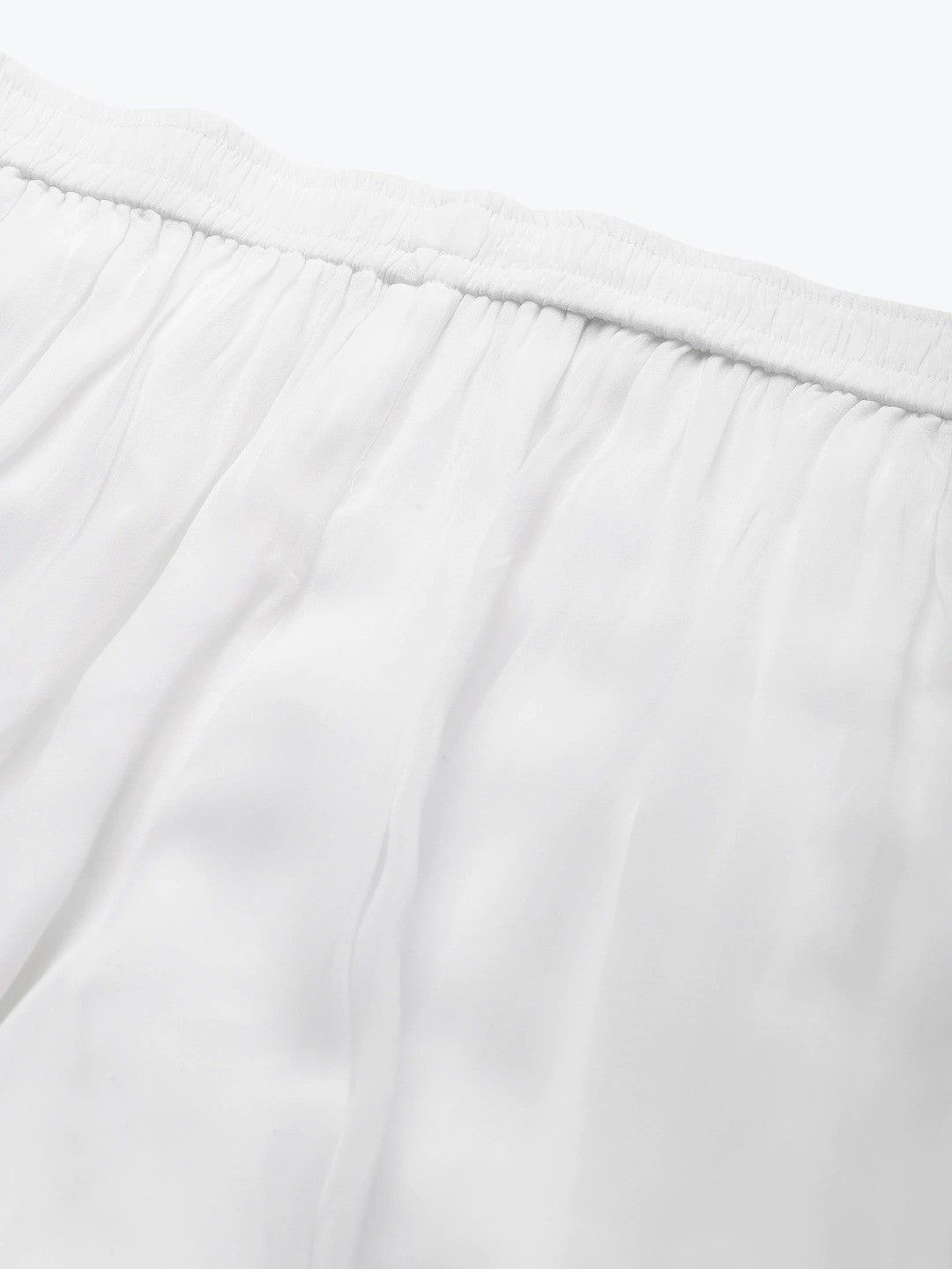 Ada Hand Embroidered White Georgette Lucknowi Chikan Sharara with Muqaish Work A711137