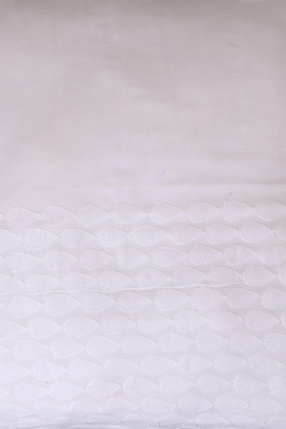 Ada Hand Embroidered White Cotton Lucknowi Chikankari Cushion Cover Set Of 5 A422674