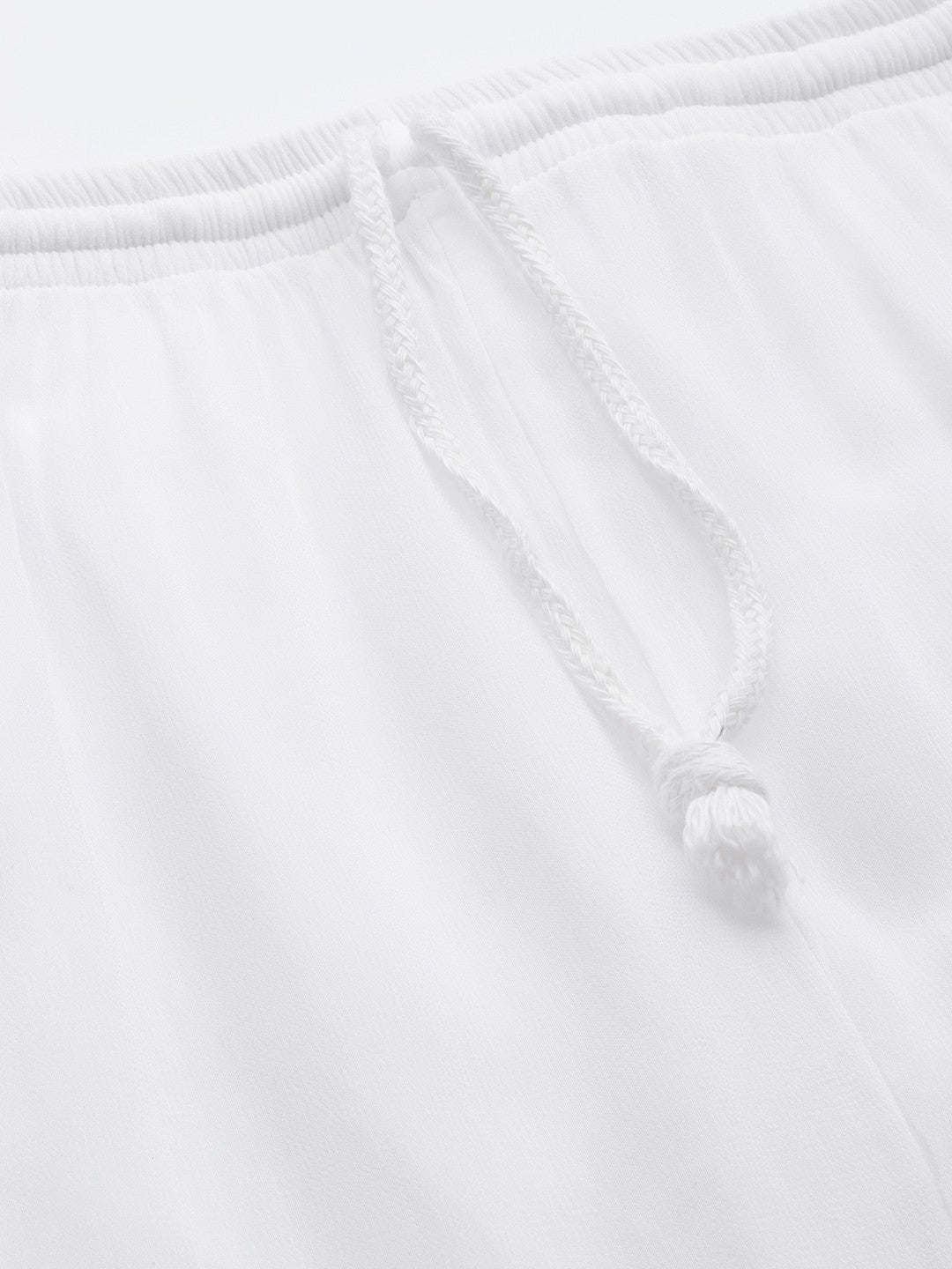Ada Hand Embroidered White Georgette Lucknowi Chikankari Palazzo A711173
