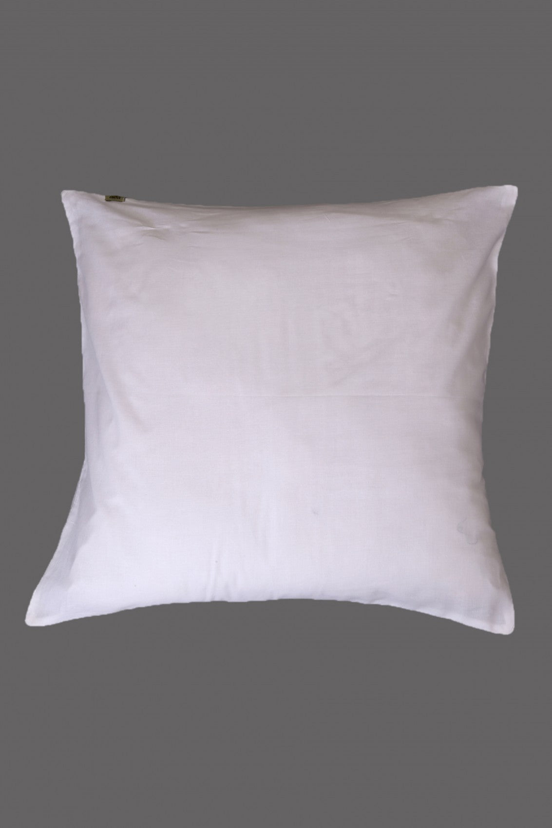 Ada Hand Embroidered White Cotton Lucknowi Chikankari Cushion Cover Set Of 5 A422933